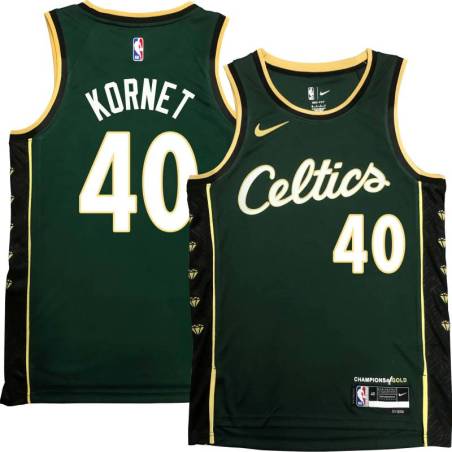 Celtics #40 Luke Kornet 2022-2023 City Edition Jersey