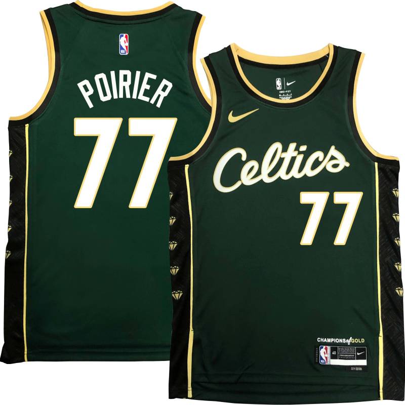 Celtics #77 Vincent Poirier 2022-2023 City Edition Jersey