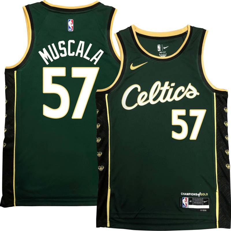 Celtics #57 Mike Muscala 2022-2023 City Edition Jersey
