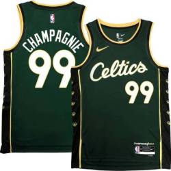 Celtics #99 Justin Champagnie 2022-2023 City Edition Jersey
