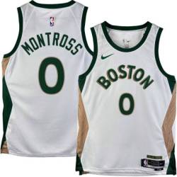 Celtics #0 Eric Montross 2023-2024 City Edition Jersey