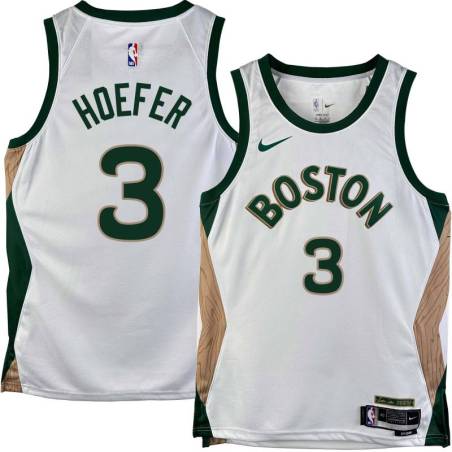 Celtics #3 Charlie Hoefer 2023-2024 City Edition Jersey