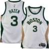 Celtics #3 John Hazen 2023-2024 City Edition Jersey