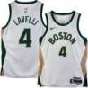 Celtics #4 Tony Lavelli 2023-2024 City Edition Jersey