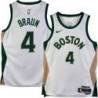 Celtics #4 Carl Braun 2023-2024 City Edition Jersey