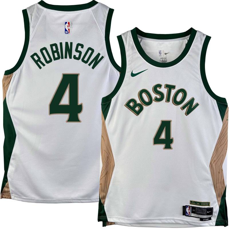 Celtics #4 Larry Robinson 2023-2024 City Edition Jersey