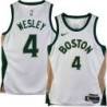 Celtics #4 David Wesley 2023-2024 City Edition Jersey