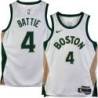 Celtics #4 Tony Battie 2023-2024 City Edition Jersey