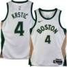 Celtics #4 Nenad Krstić 2023-2024 City Edition Jersey