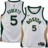 Celtics #5 Bill Roberts 2023-2024 City Edition Jersey