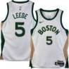 Celtics #5 Ed Leede 2023-2024 City Edition Jersey