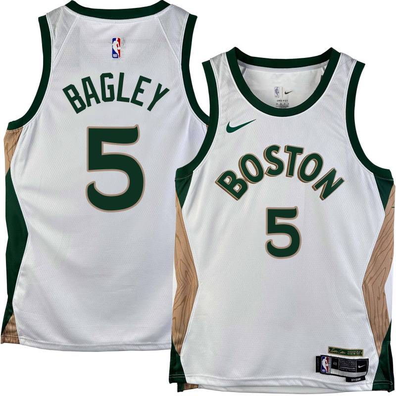 Celtics #5 John Bagley 2023-2024 City Edition Jersey