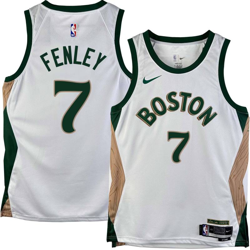 Celtics #7 Warren Fenley 2023-2024 City Edition Jersey