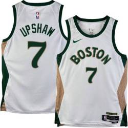 Celtics #7 Kelvin Upshaw 2023-2024 City Edition Jersey