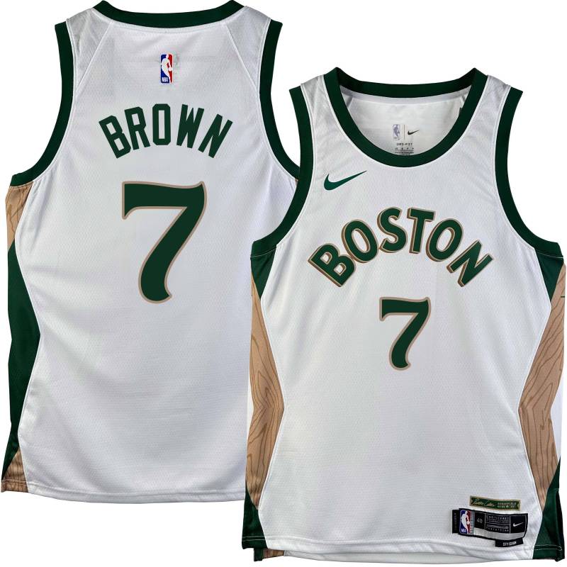 Celtics #7 Dee Brown 2023-2024 City Edition Jersey