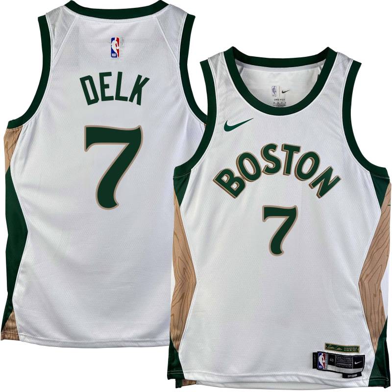 Celtics #7 Tony Delk 2023-2024 City Edition Jersey