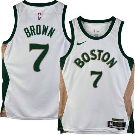 Celtics #7 Jaylen Brown 2023-2024 City Edition Jersey