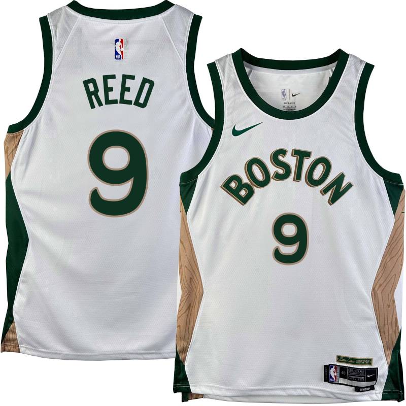 Celtics #9 Justin Reed 2023-2024 City Edition Jersey