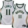 Celtics #11 Mel Counts 2023-2024 City Edition Jersey