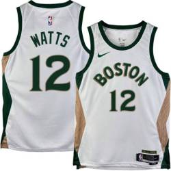 Celtics #12 Ron Watts 2023-2024 City Edition Jersey