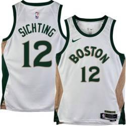 Celtics #12 Jerry Sichting 2023-2024 City Edition Jersey