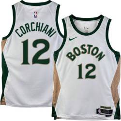 Celtics #12 Chris Corchiani 2023-2024 City Edition Jersey