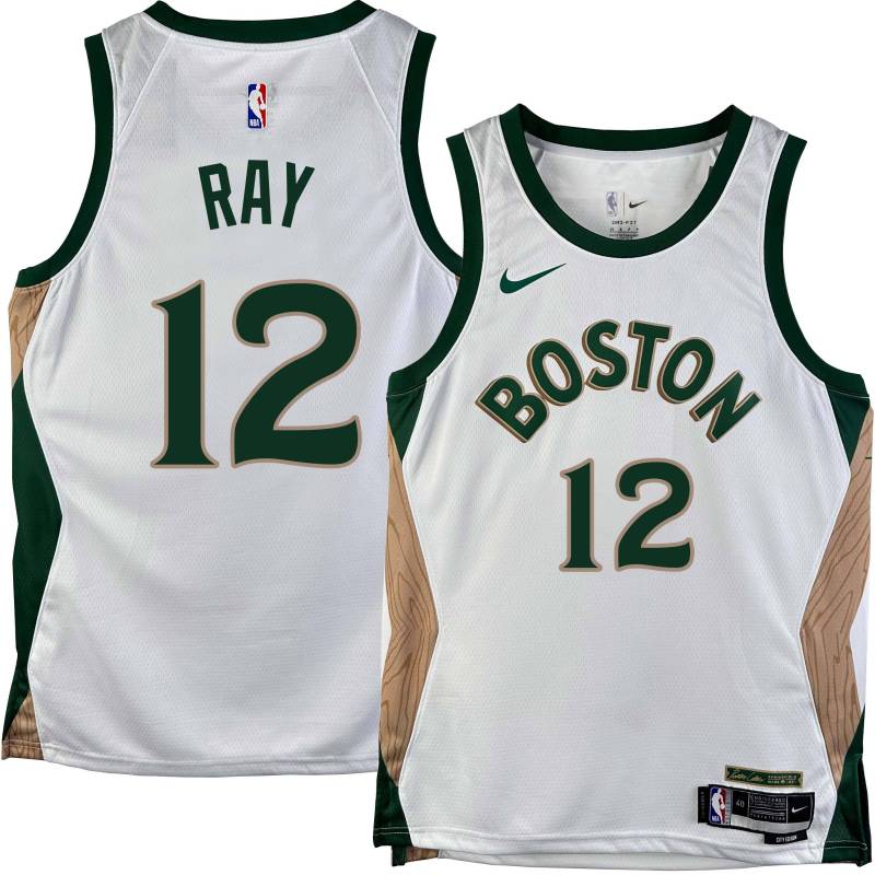 Celtics #12 Allan Ray 2023-2024 City Edition Jersey