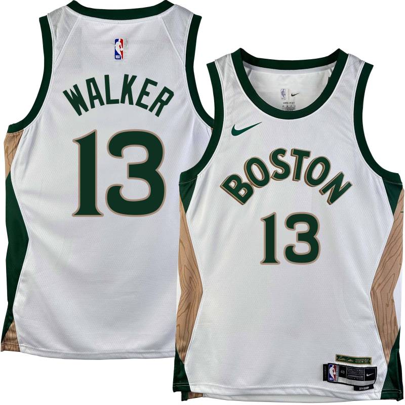Celtics #13 Brady Walker 2023-2024 City Edition Jersey