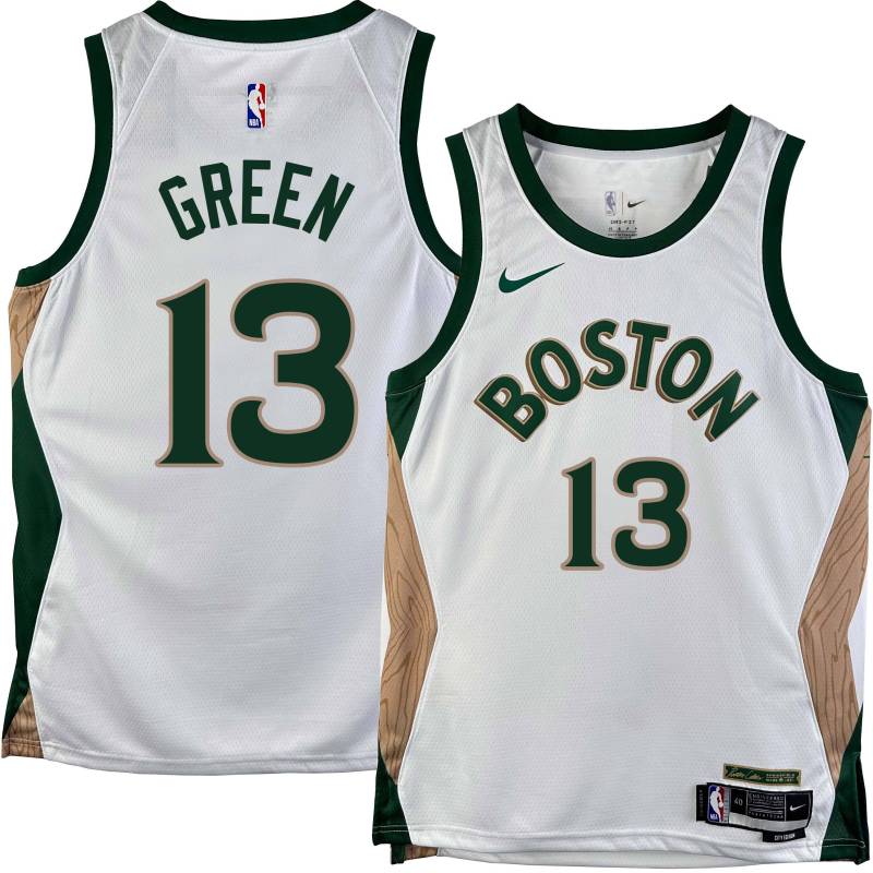 Celtics #13 Rickey Green 2023-2024 City Edition Jersey