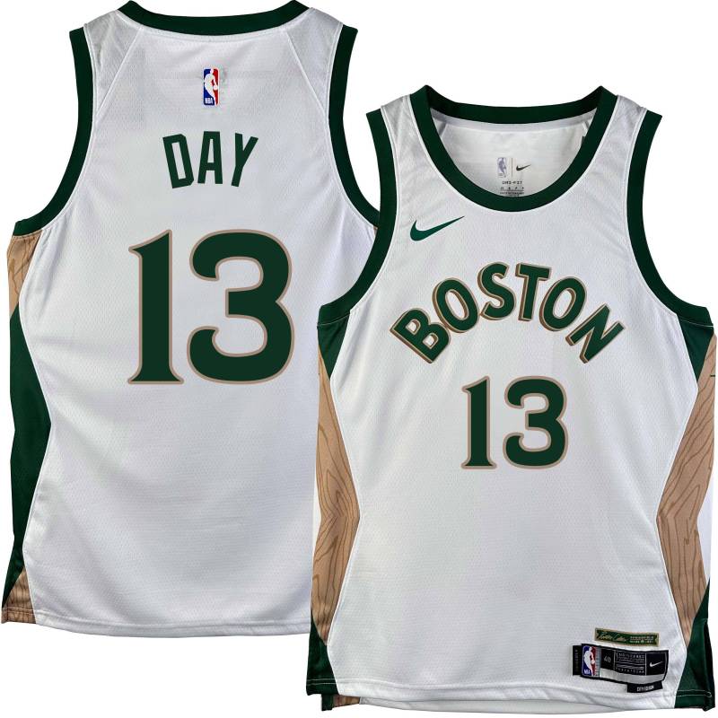 Celtics #13 Todd Day 2023-2024 City Edition Jersey