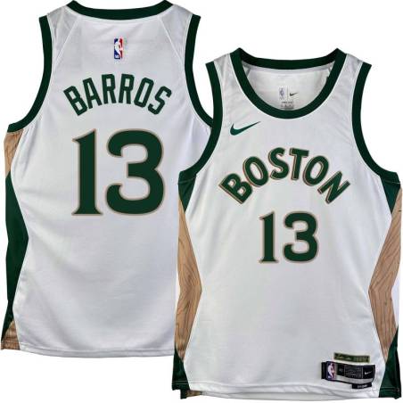 Celtics #13 Dana Barros 2023-2024 City Edition Jersey