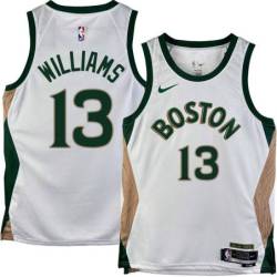 Celtics #13 Shelden Williams 2023-2024 City Edition Jersey