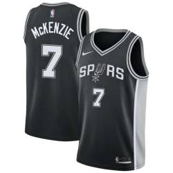 Black Forrest McKenzie Twill Basketball Jersey -Spurs #7 McKenzie Twill Jerseys, FREE SHIPPING