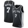 Black Forrest McKenzie Twill Basketball Jersey -Spurs #7 McKenzie Twill Jerseys, FREE SHIPPING