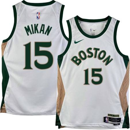 Celtics #15 Ed Mikan 2023-2024 City Edition Jersey