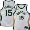Celtics #15 Red Morrison 2023-2024 City Edition Jersey