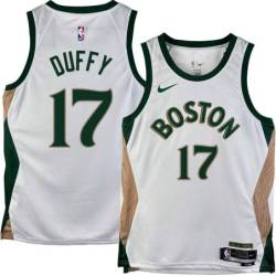 Celtics #17 Bob Duffy 2023-2024 City Edition Jersey