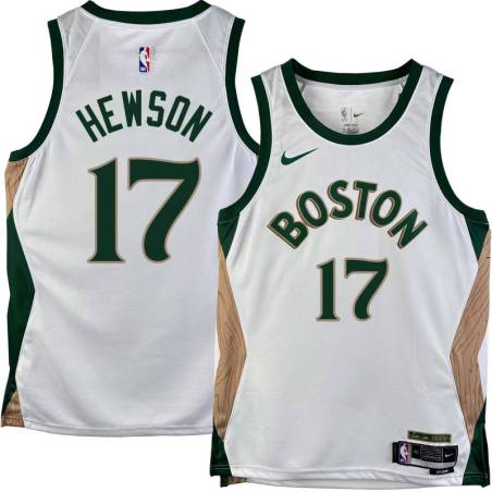 Celtics #17 Jack Hewson 2023-2024 City Edition Jersey