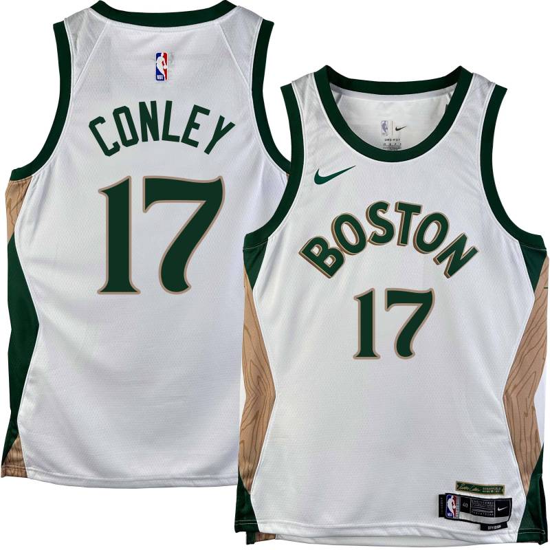 Celtics #17 Gene Conley 2023-2024 City Edition Jersey