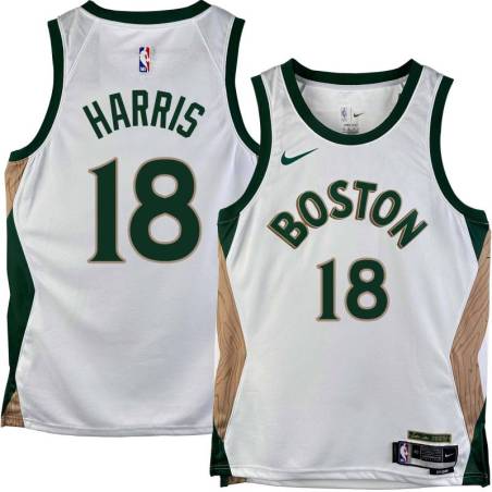 Celtics #18 Bob Harris 2023-2024 City Edition Jersey