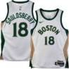 Celtics #18 Woody Sauldsberry 2023-2024 City Edition Jersey