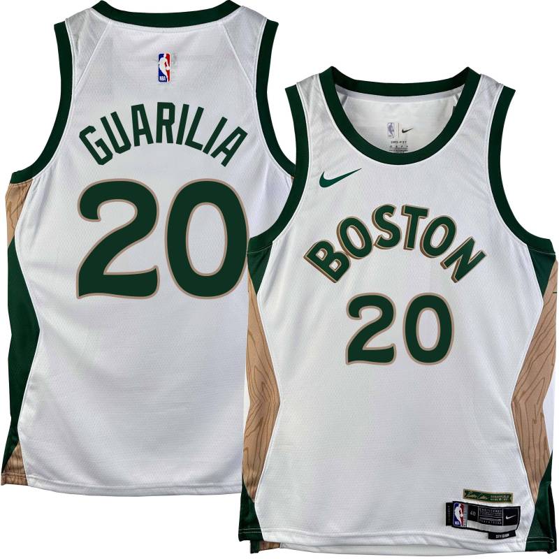 Celtics #20 Gene Guarilia 2023-2024 City Edition Jersey