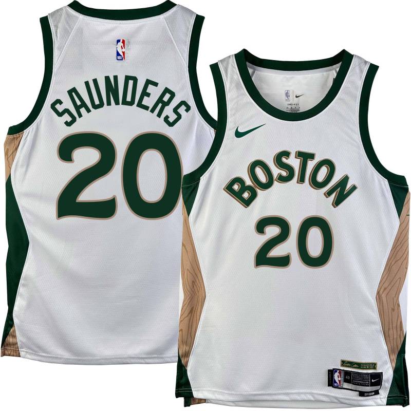 Celtics #20 Fred Saunders 2023-2024 City Edition Jersey