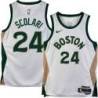 Celtics #24 Fred Scolari 2023-2024 City Edition Jersey