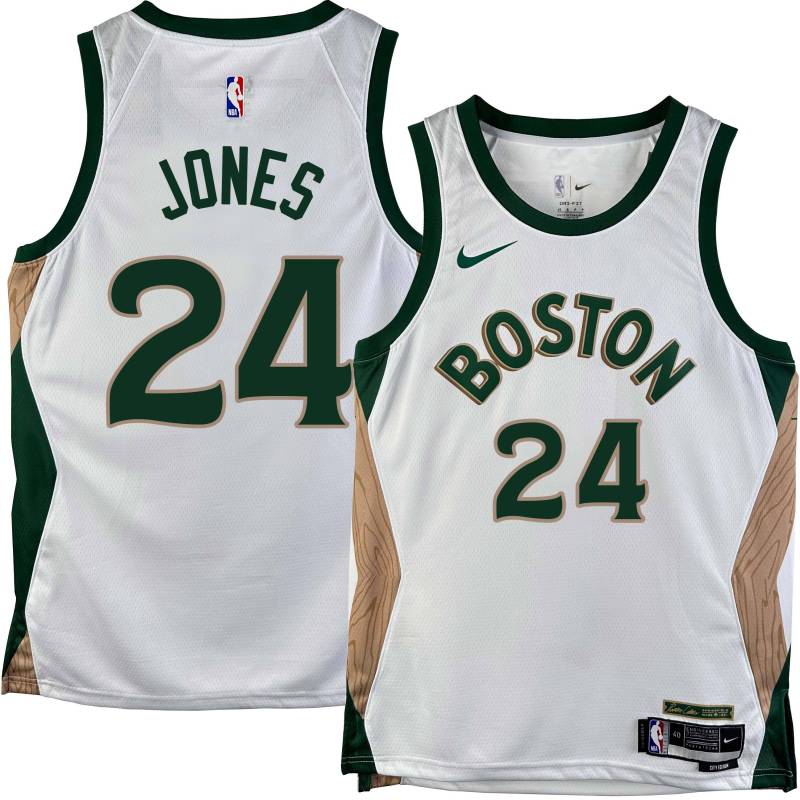 Celtics #24 Sam Jones 2023-2024 City Edition Jersey