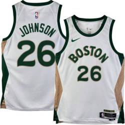 Celtics #26 Rich Johnson 2023-2024 City Edition Jersey