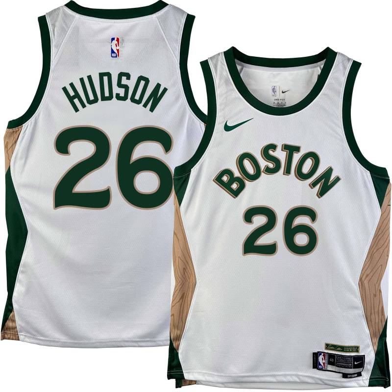 Celtics #26 Lester Hudson 2023-2024 City Edition Jersey