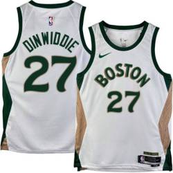 Celtics #27 Bill Dinwiddie 2023-2024 City Edition Jersey