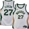 Celtics #27 Kevin Stacom 2023-2024 City Edition Jersey