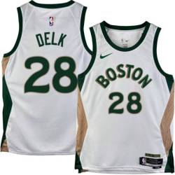 Celtics #28 Tony Delk 2023-2024 City Edition Jersey